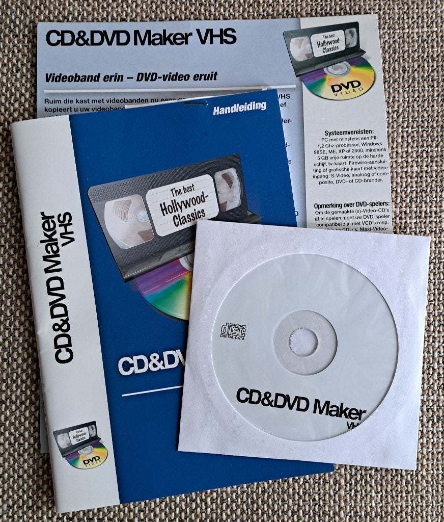CD & DVD MAKER              (zo goed als nieuw0, Boeken, Ophalen of Verzenden, Zo goed als nieuw