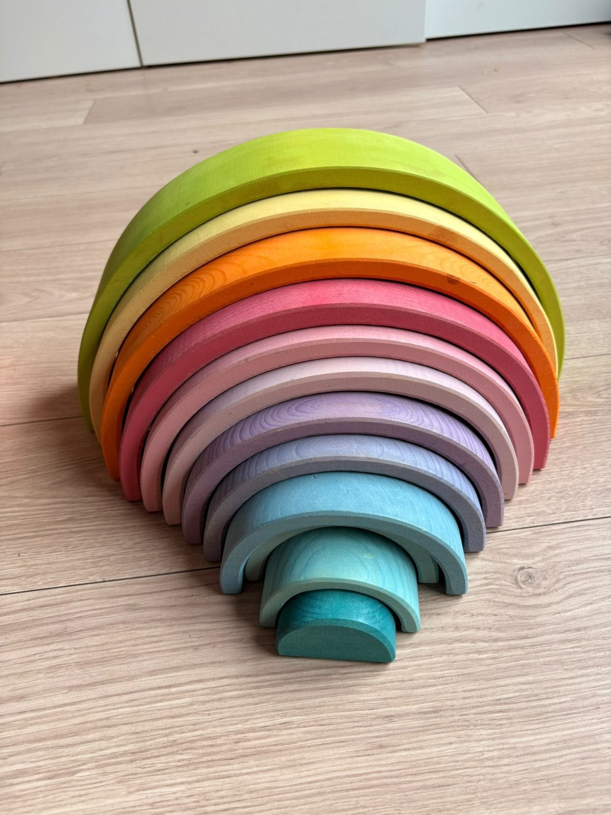 Onze collectie houten speelgoed (oa grimms, grapat), Ophalen of Verzenden, Zo goed als nieuw