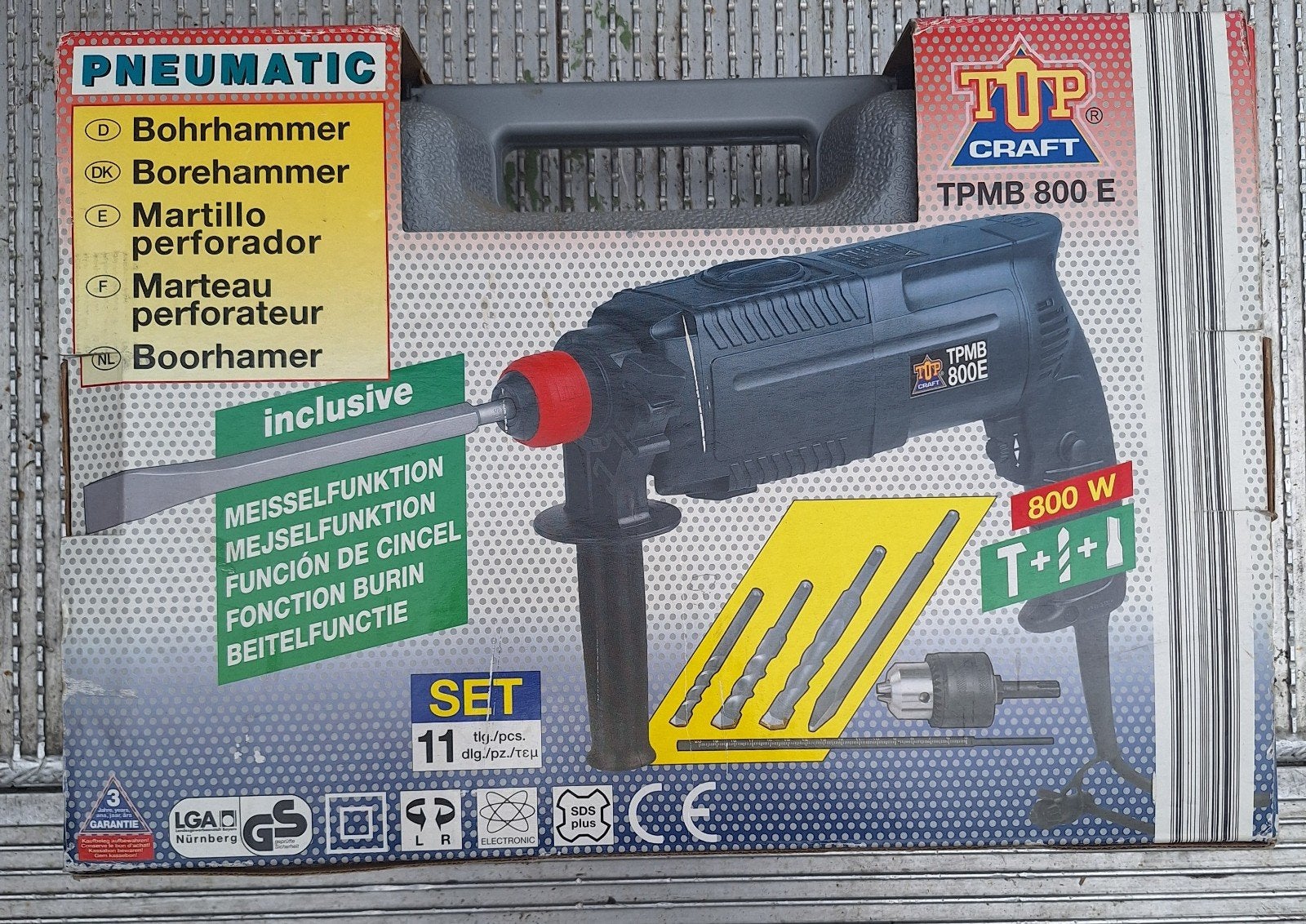 Top Craft Boorhamer, Doe-het-zelf en Verbouw, Ophalen, 600 watt of meer, Boor- en/of Breekhamer, Nieuw