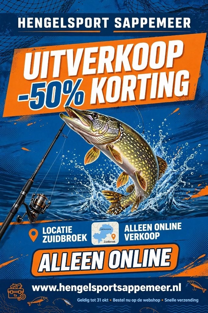 Uitverkoop hengelsportsappemeer -50%, Watersport en Boten, Ophalen of Verzenden, Nieuw, Overige typen