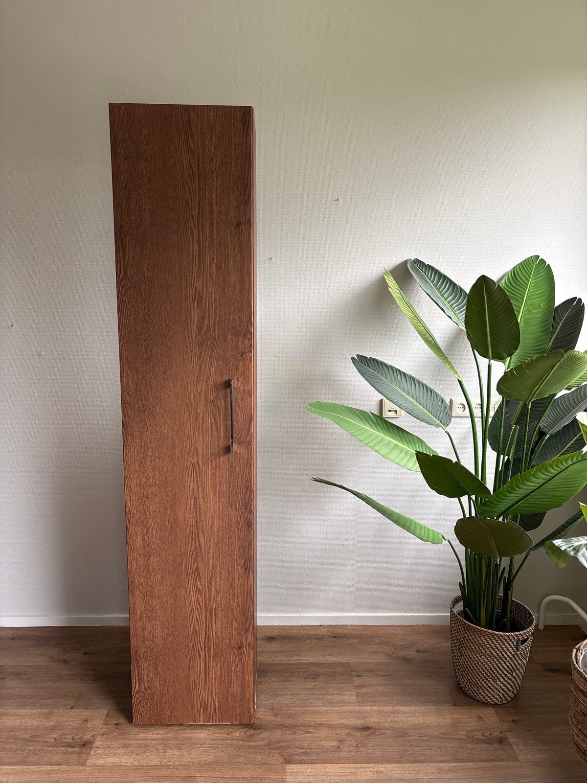 Hoge Badkamerkast met Diverse Schappen, Ophalen, (Half)hoge kast, Minder dan 50 cm, Gebruikt