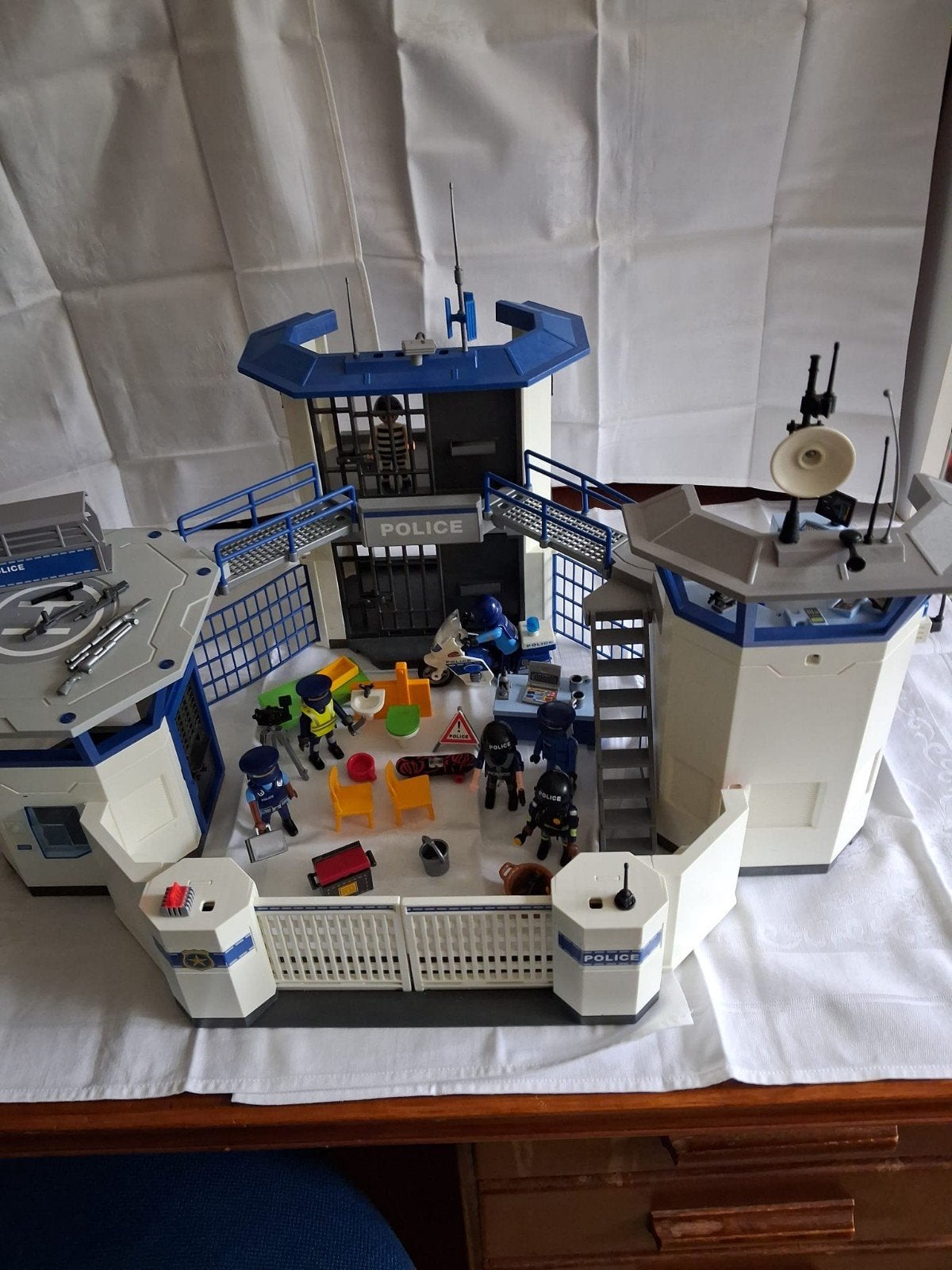 Playmobil Politie Set: Voertuigen, Figuren en Bureau, Ophalen, Gebruikt, Complete set, Overige typen