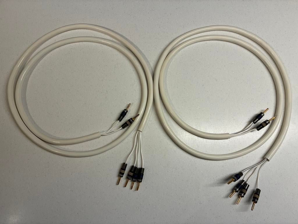 The Chord Company Odyssey 4 (2x 215 cm) incl. QED Airlock, Ophalen of Verzenden, Zo goed als nieuw, 2 tot 5 meter, Luidsprekerkabel