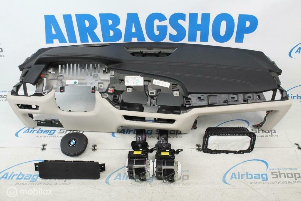 Airbag set - Dashboard leder zwart/beige HUD BMW X6 G06, Auto-onderdelen, Gebruikt, Ophalen of Verzenden