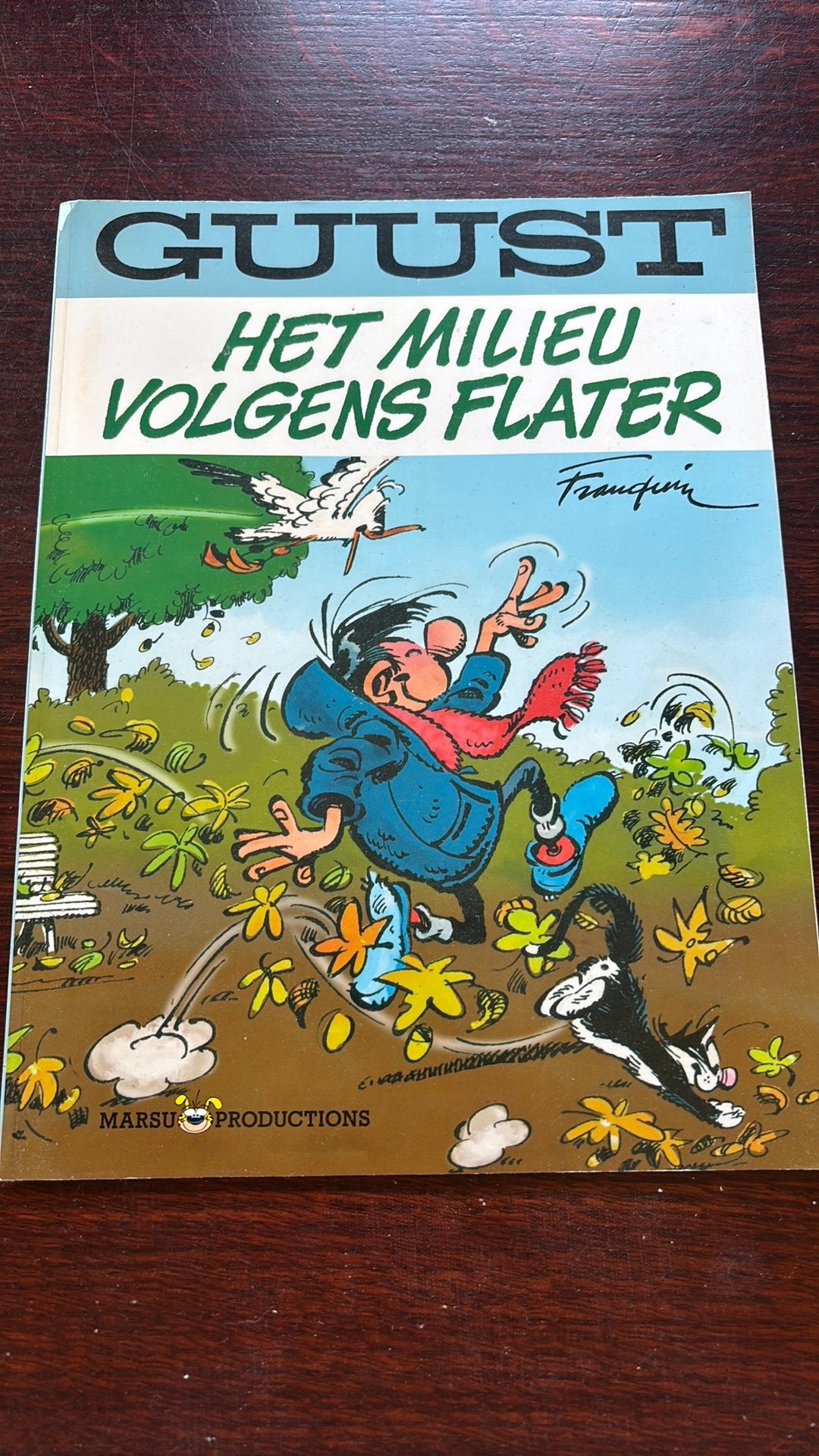Guust / Het milieu volgens flater, Boeken, Stripboeken, Eén stripboek, Ophalen of Verzenden, Zo goed als nieuw