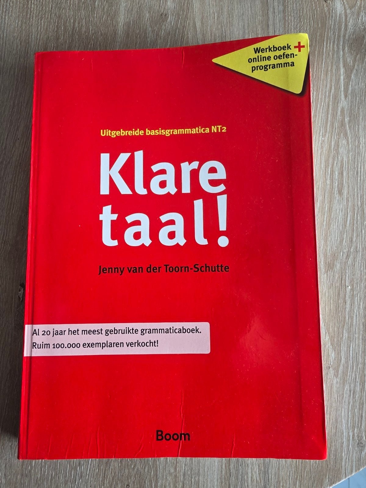 KLARE TAAL!  NT2 studie boek, Boeken, Ophalen of Verzenden, Alpha, Zo goed als nieuw
