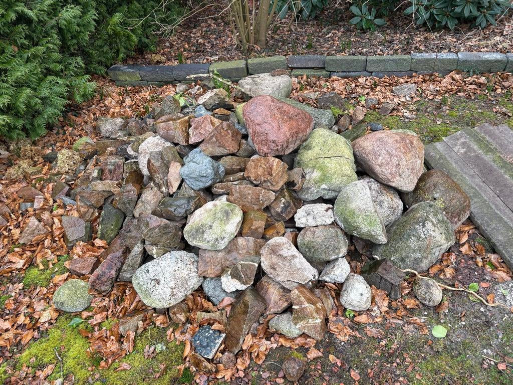 Zwerfkeien voor Tuin of Landschap, Tuin en Terras, Grind, Keien en Split, Ophalen, Gebruikt, Graniet, Kei