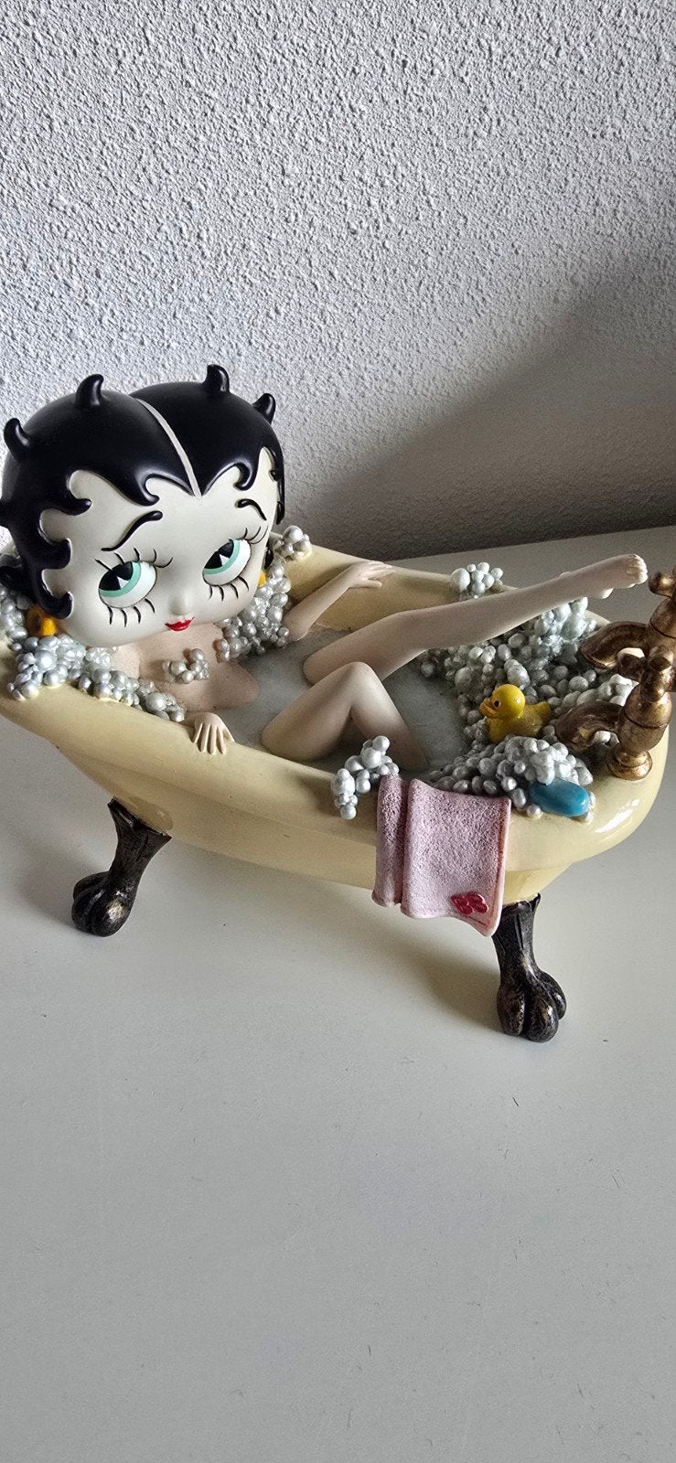 Betty Boop in Bad Beeldje - Vintage Decoratie, Ophalen, Zo goed als nieuw