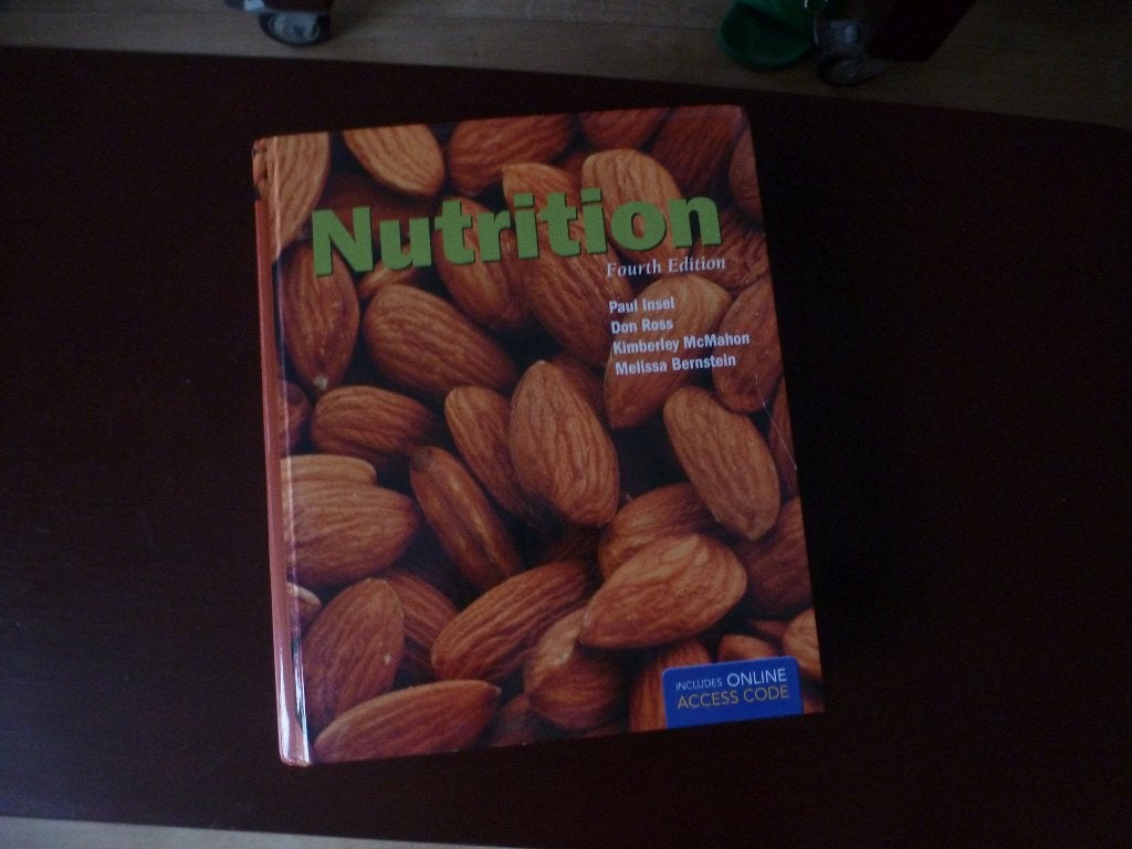 voeding en diëtetiek schoolboek NUTRITION  -  GRATIS zend, Verzenden, Zo goed als nieuw