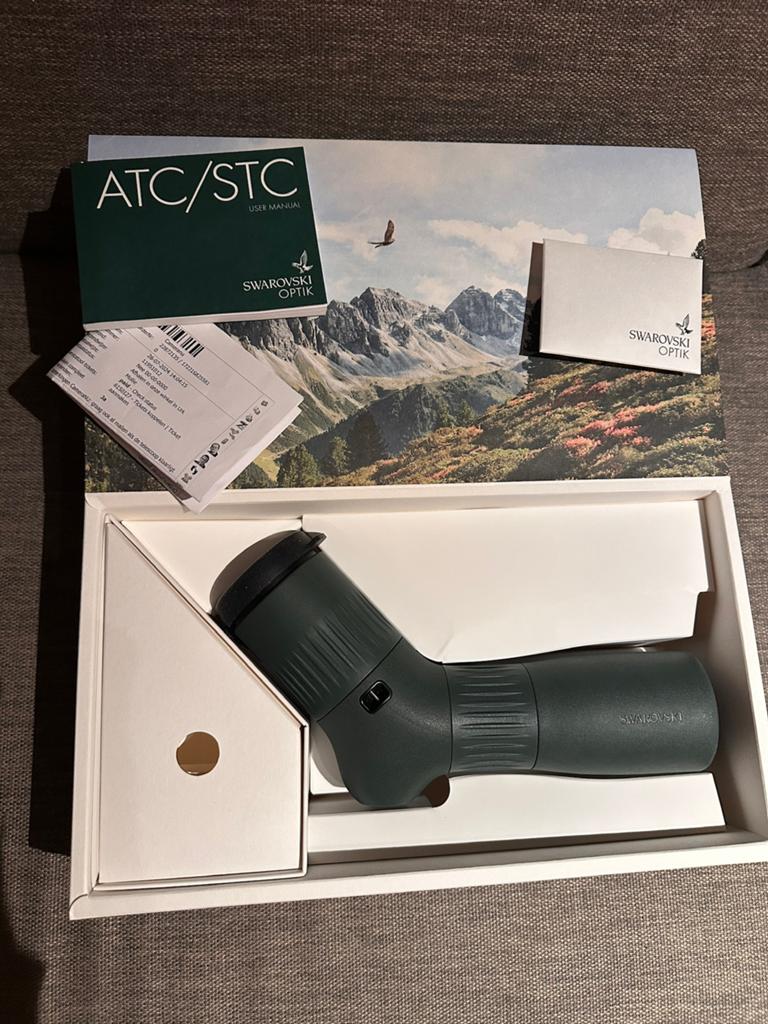 Swarovski ATC 17-40x56 green, Ophalen of Verzenden, Zo goed als nieuw, Minder dan 80 mm, Lenzentelescoop (refractor)