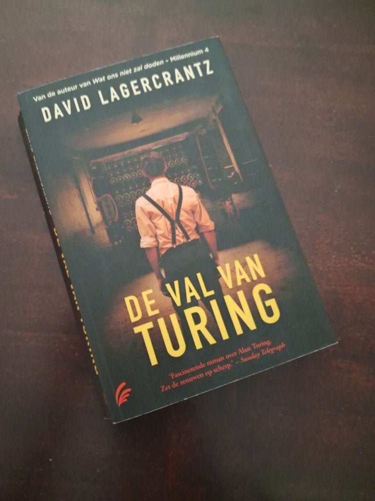 David Lagercrantz - de val van Turing, Ophalen of Verzenden, Zo goed als nieuw