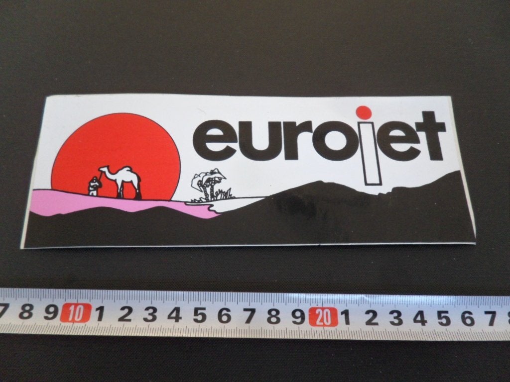 sticker EUROJET   XXD302, Ophalen of Verzenden, Zo goed als nieuw