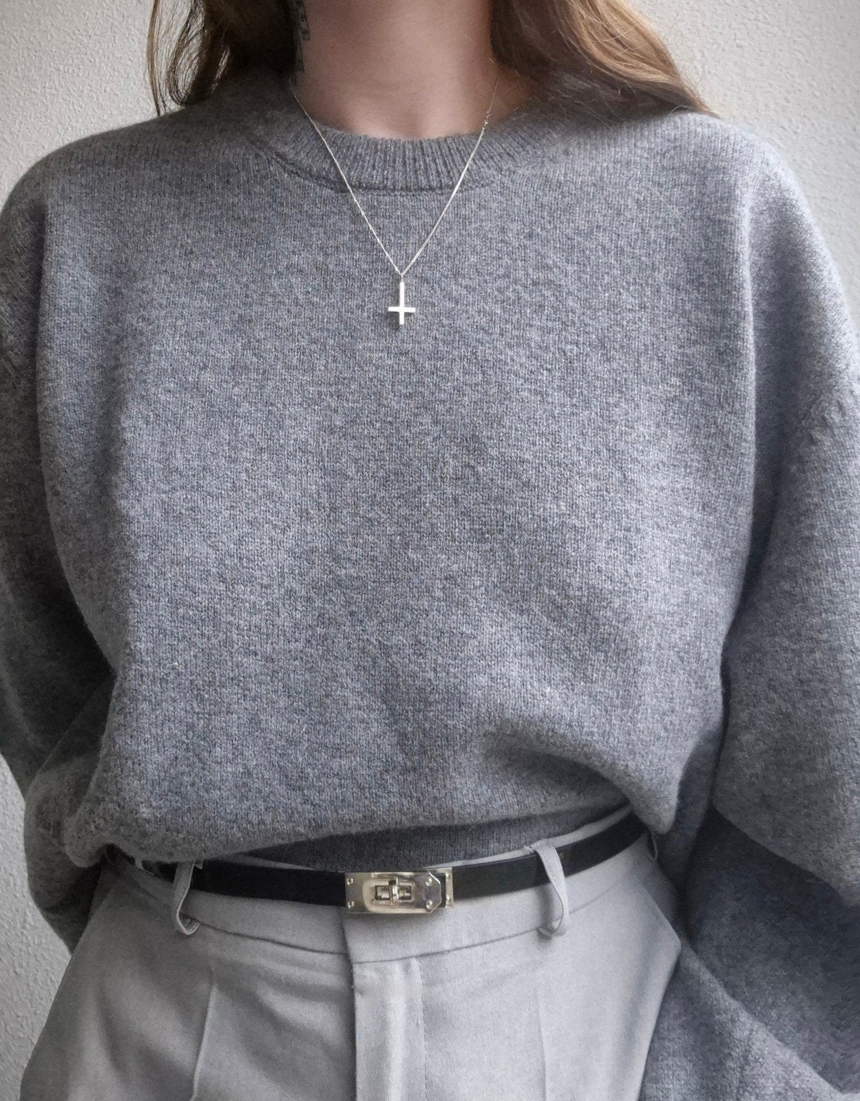 H&M Premium Selection grijs wollen trui, Kleding | Dames, Truien en Vesten, H&M, Maat 46/48 (XL) of groter, Nieuw, Ophalen of Verzenden