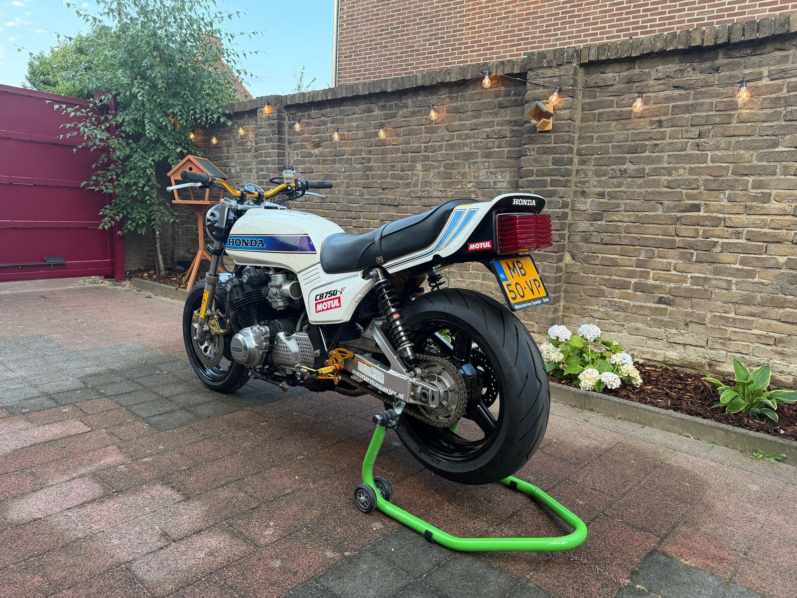 Honda CB750F 1980 Hybrid custom | VASTE PRIJS!, Motoren, 750 cc, Sportuitlaat, 4 cilinders, Motorrijbewijs A