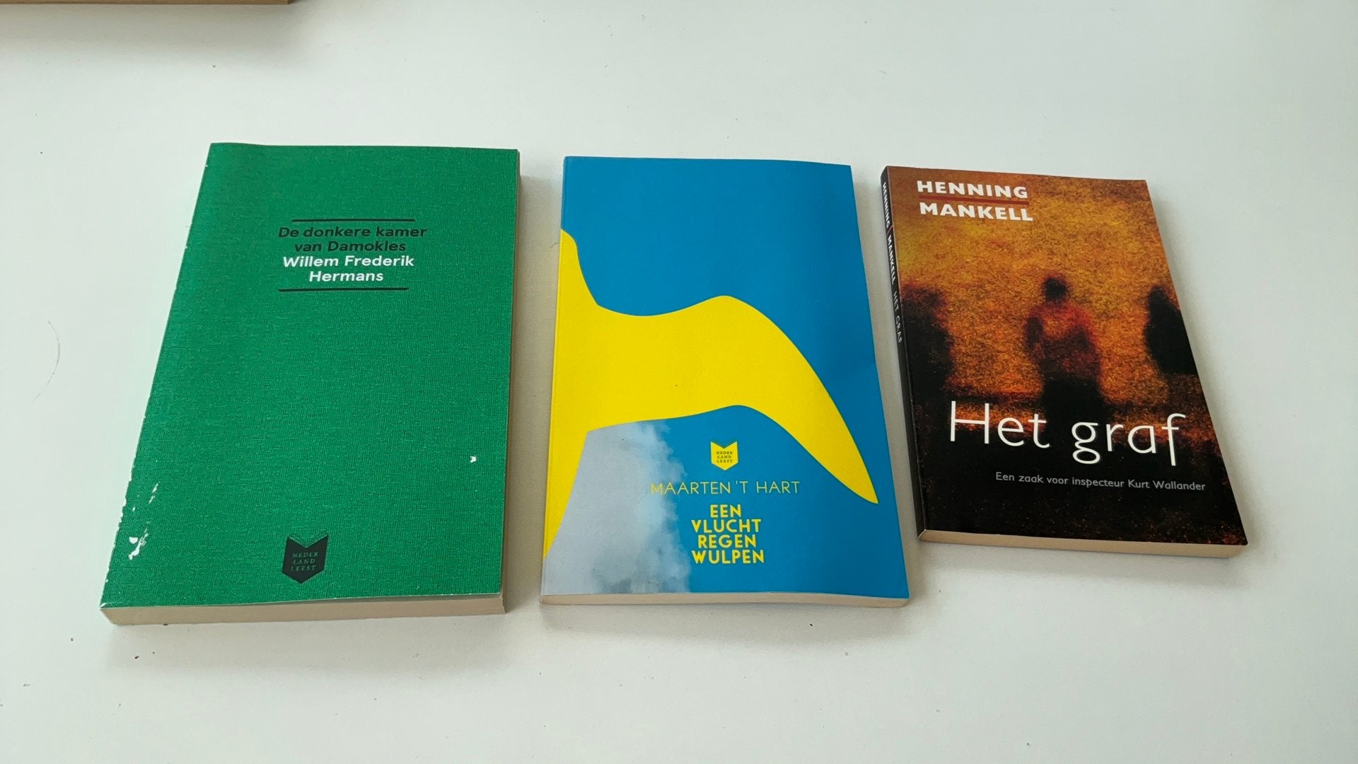 3 boeken €10,00!Hermans,Maarten tHart,Mankell, Boeken, Ophalen of Verzenden, Zo goed als nieuw