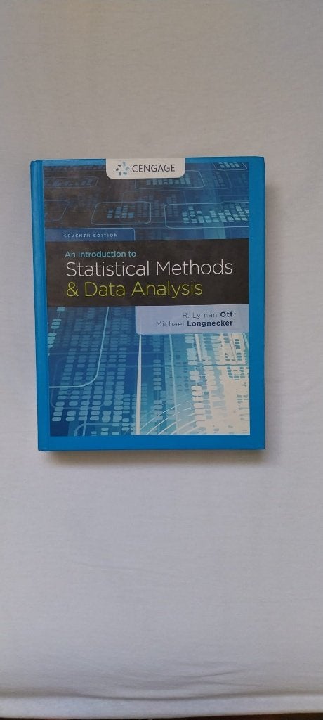 An Introduction to Statistical Methods & Data Analysis 7th, Ophalen of Verzenden, WO, Zo goed als nieuw, Beta