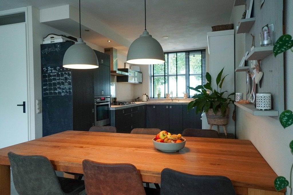 2x Light & Living - Hanglamp KYLIE - Ø45x32cm - Grijs, Huis en Inrichting, Lampen | Hanglampen, Gebruikt, Metaal, Stoere lamp met romantisch licht