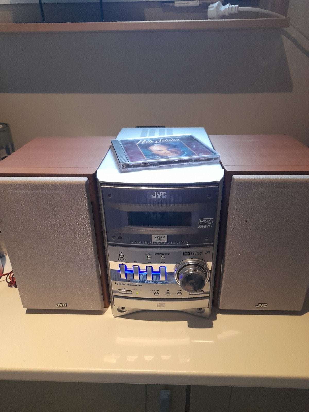 JVC stereo toren - goed werkend, lichte gebruikssporen, Ophalen, Gebruikt, JVC, Tuner of Radio