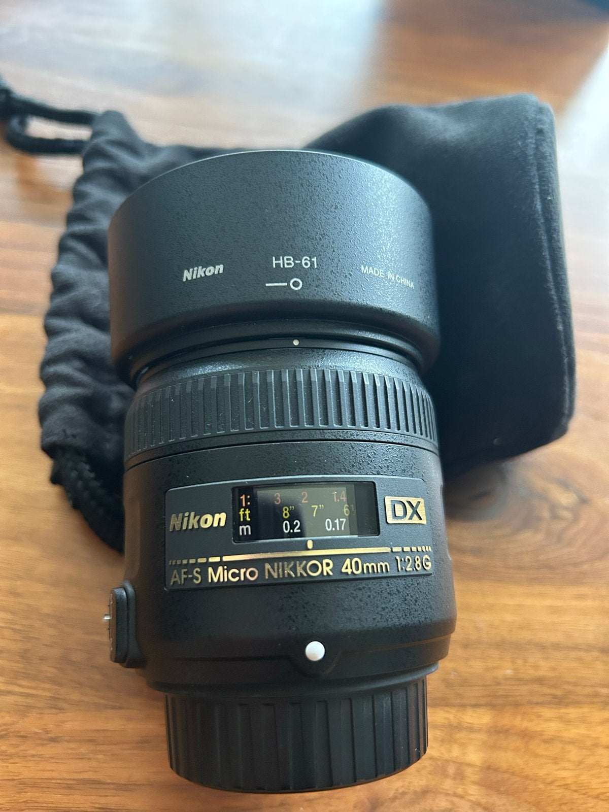 Nikon AF-S Micro NIKKOR 40mm f/2.8G DX Macro Lens, Ophalen, Autofocus, Nikon, Zo goed als nieuw