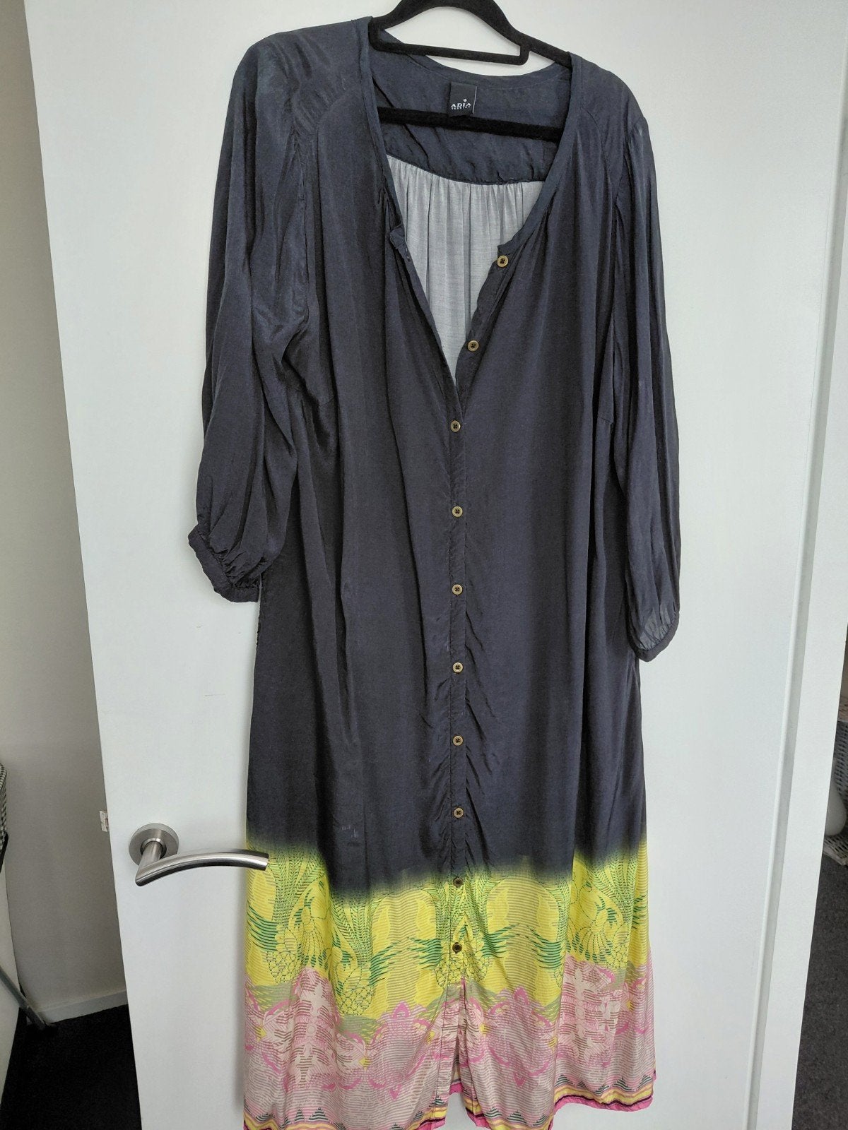 Te Koop: ADIA Jurk,  mt S. (46) Zwart., Kleding | Dames, Grote Maten, Ophalen of Verzenden, Jurk, Zwart, Adia