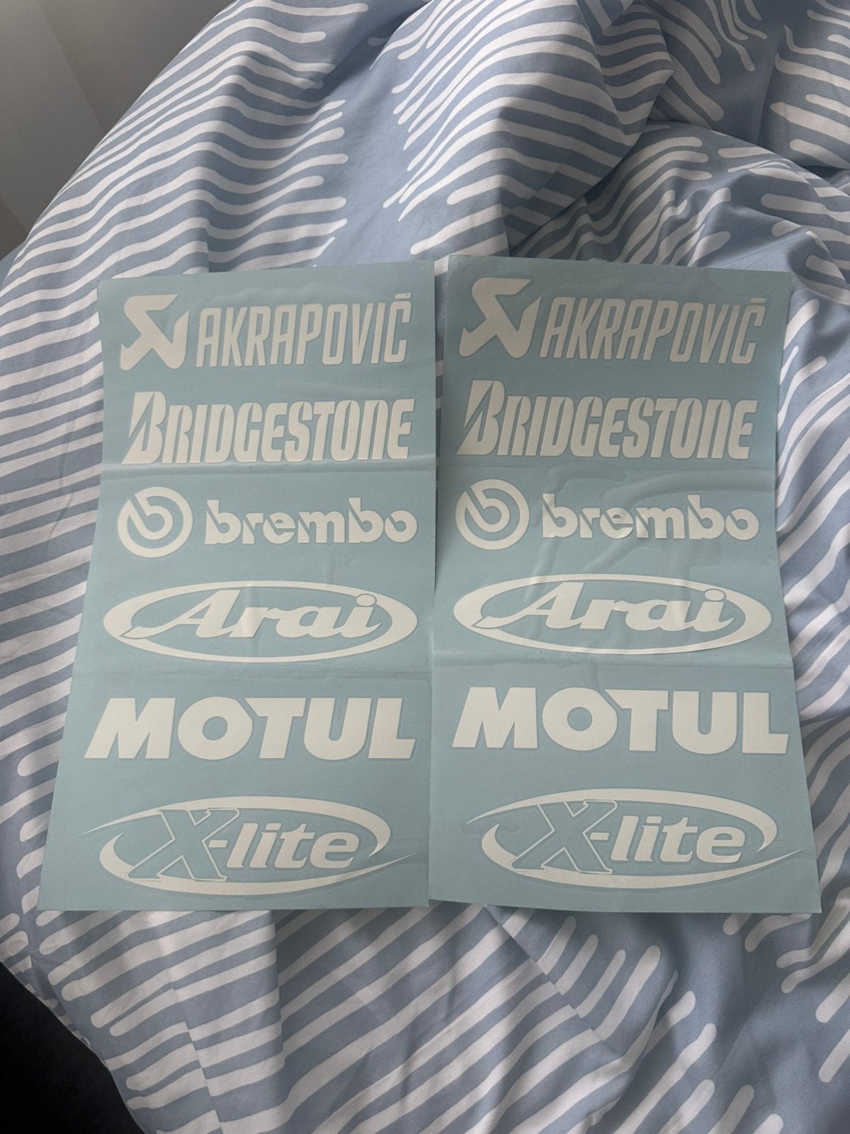 Motor stickers bekende merken, Ophalen of Verzenden