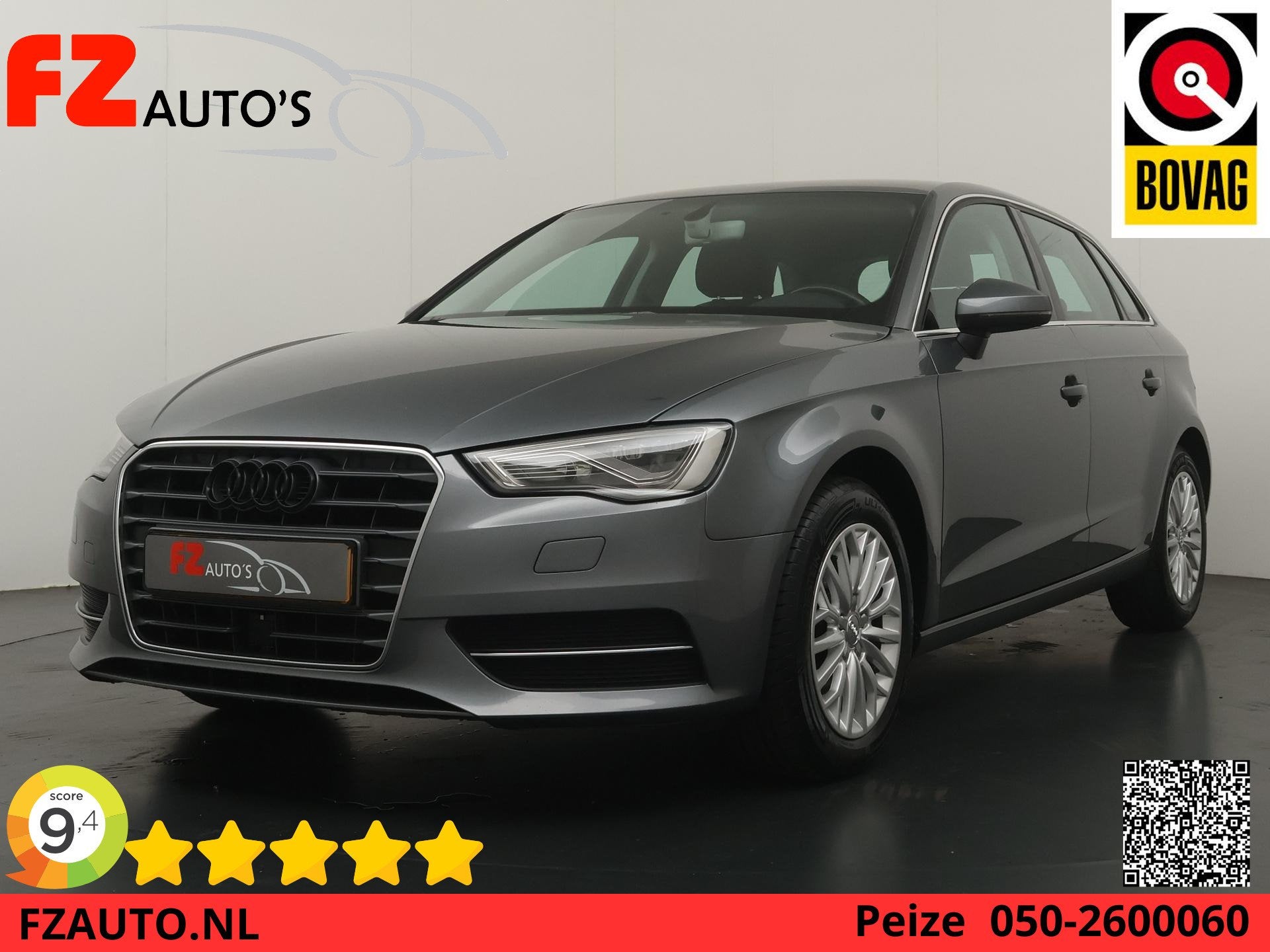 Audi A3 Sportback 1.4 TFSI CoD Ambiente Pro Line plus - Navi, Auto's, Audi, Voorwielaandrijving, Stof, Gebruikt, 150 pk