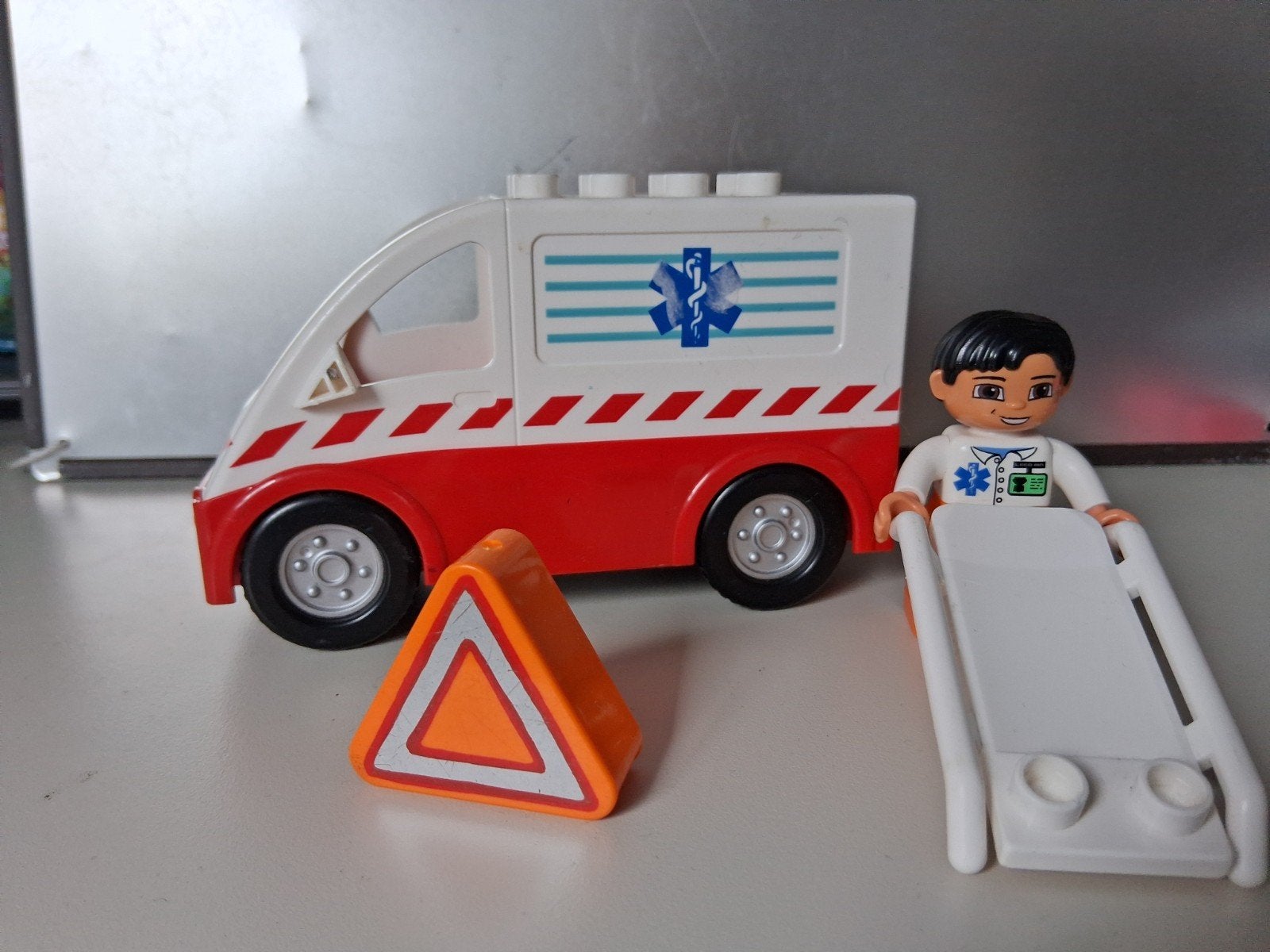 Duplo ambulance, Ophalen of Verzenden, Zo goed als nieuw, Duplo