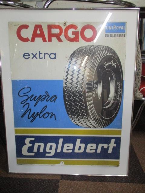 recklame karton englebert, Ophalen, Zo goed als nieuw, Reclamebord