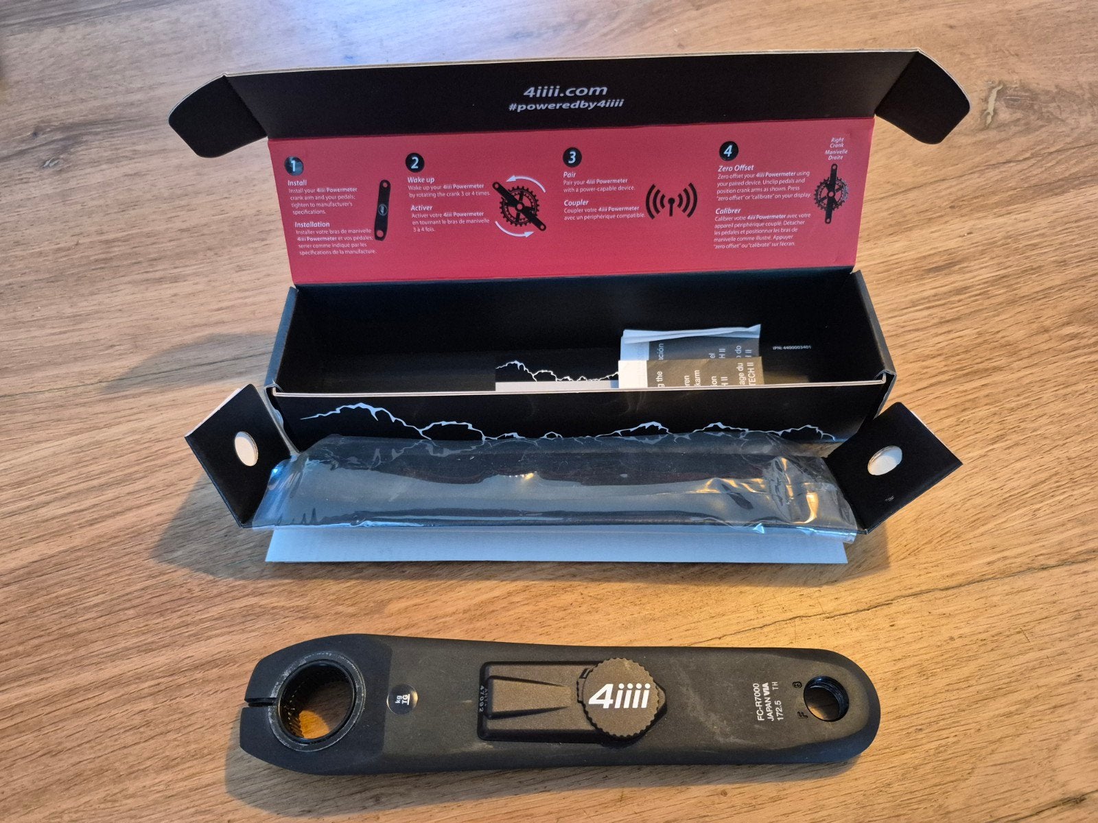 Shimano 105 FC-R7000 met 4iiii Powermeter 172,5mm, 4iiii, Zo goed als nieuw, Aluminium, Racefiets