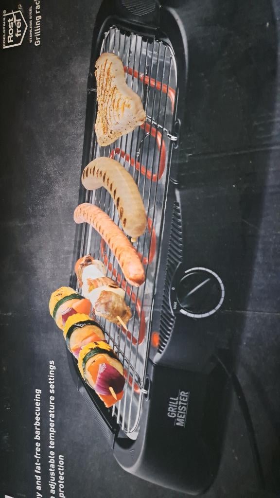 Grill, Ophalen of Verzenden, Uitneembare platen, Gebruikt