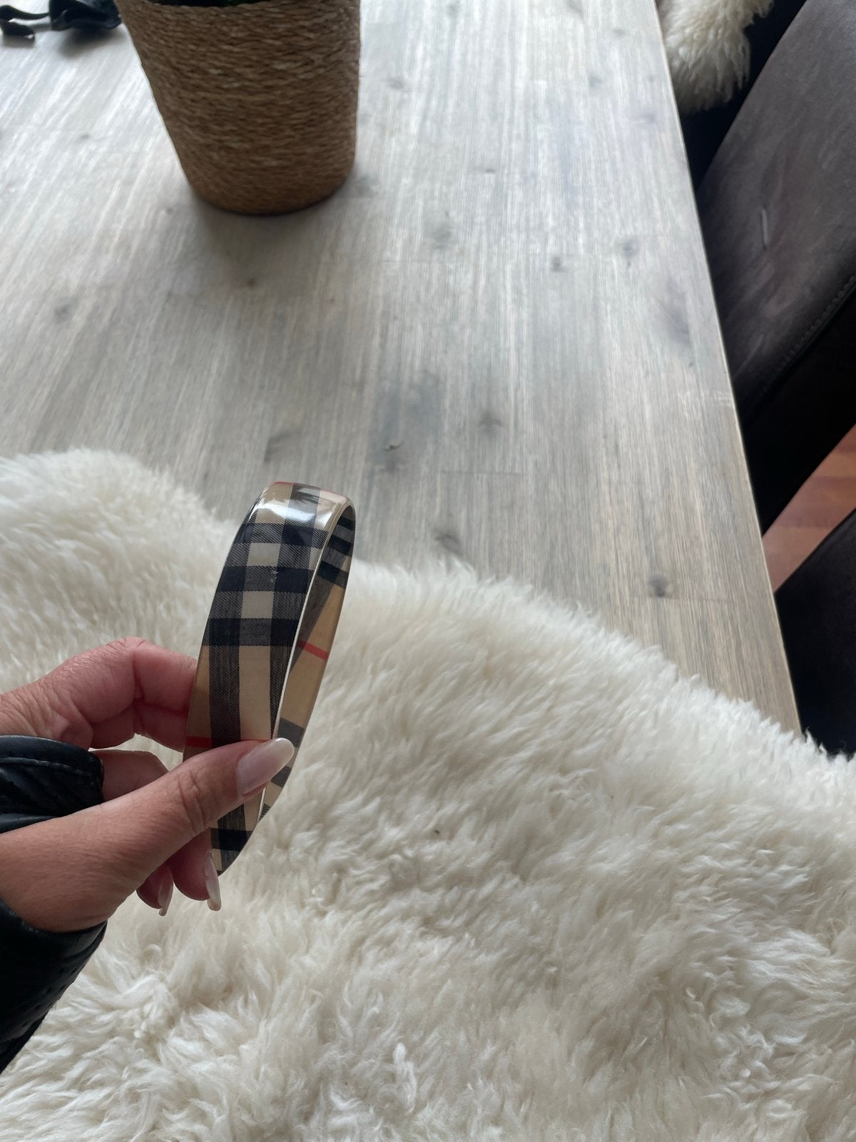 Burberry-stijl, Verzenden, Zo goed als nieuw, Haarspeld