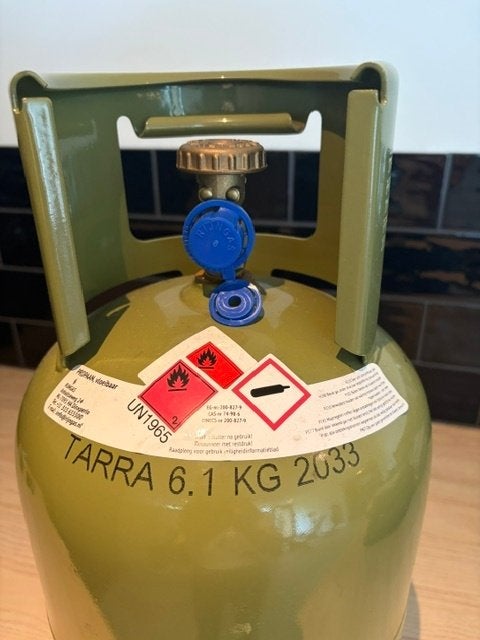 Propaan gasfles vol, Caravans en Kamperen, Kampeeraccessoires, Ophalen, Nieuw