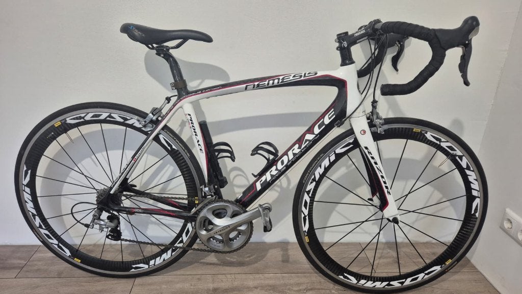 Prorace Nemesis carbon racefiets, Gebruikt, Carbon, 49 tot 53 cm, Meer dan 20 versnellingen