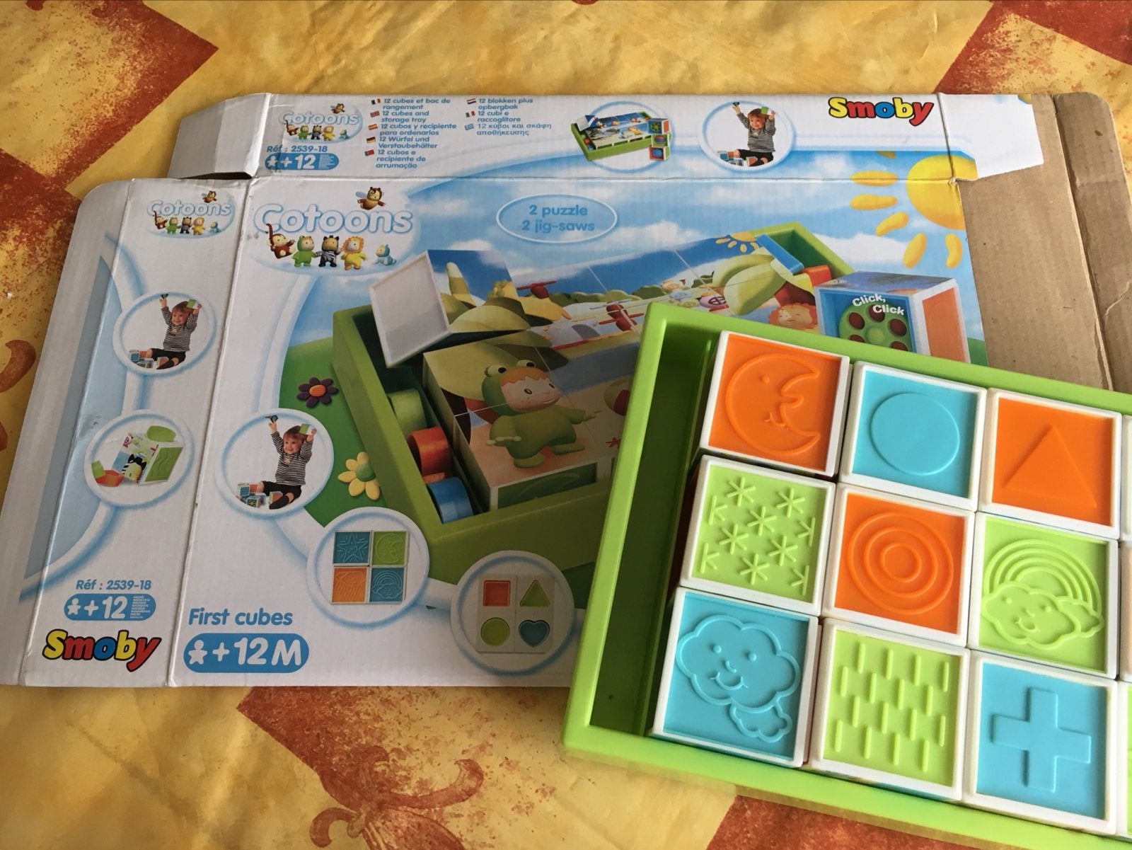 Smoby Cotoons First Cubes !, Ophalen, Zo goed als nieuw, Overige merken