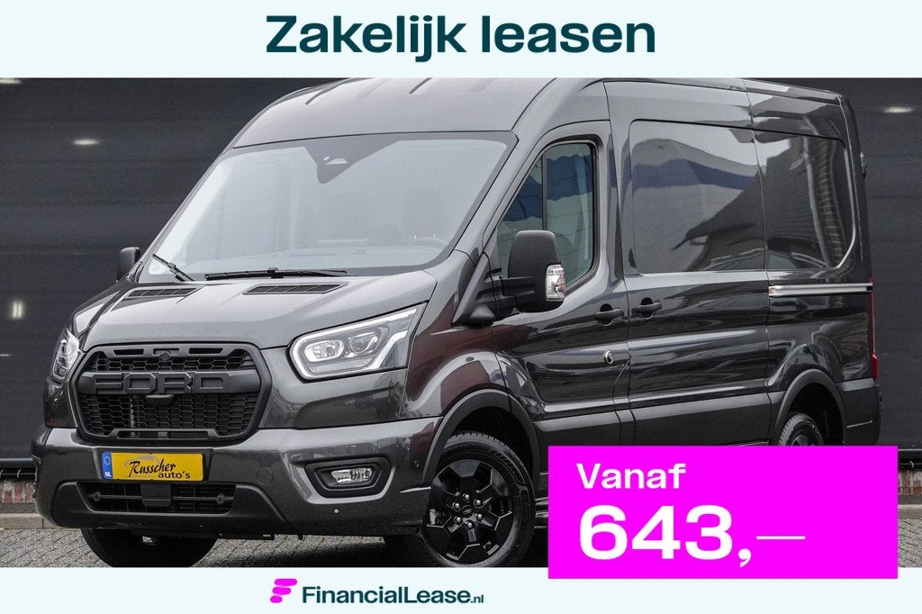 Ford Transit L2H2 2.0Tdci 130Pk | 310 | Raptor Edition | Vir, Voorwielaandrijving, 12 maanden, Stof, Zwart