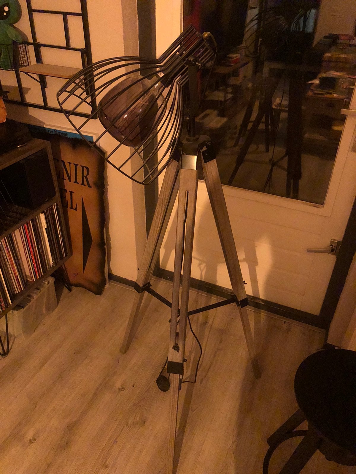Mooie 3-poot lamp, sfeerverlichting, Huis en Inrichting, Lampen | Vloerlampen, Ophalen, Zo goed als nieuw