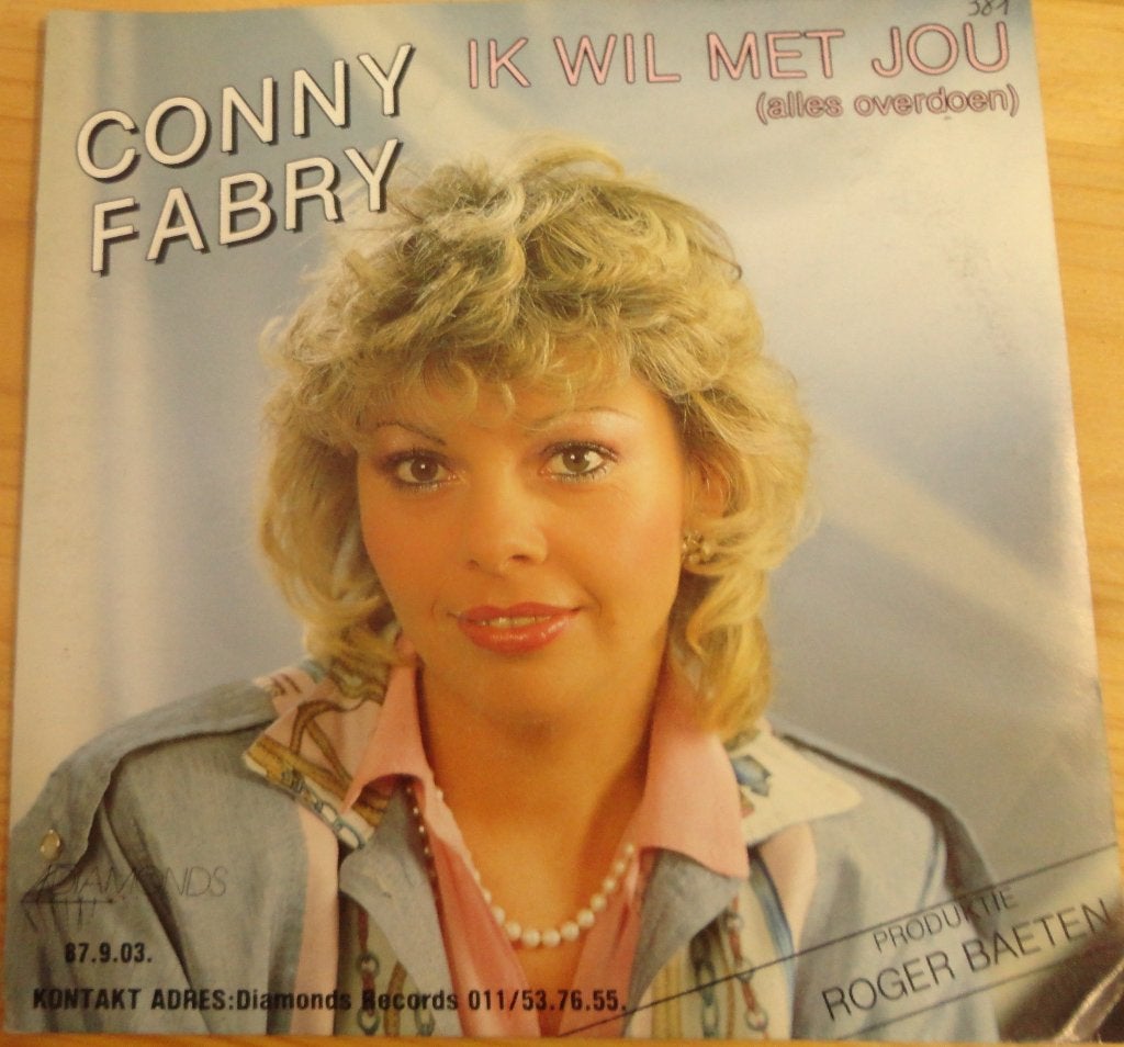 Conny Fabry > Ik wil met jou, Ophalen of Verzenden, Gebruikt, 7 inch, Nederlandstalig