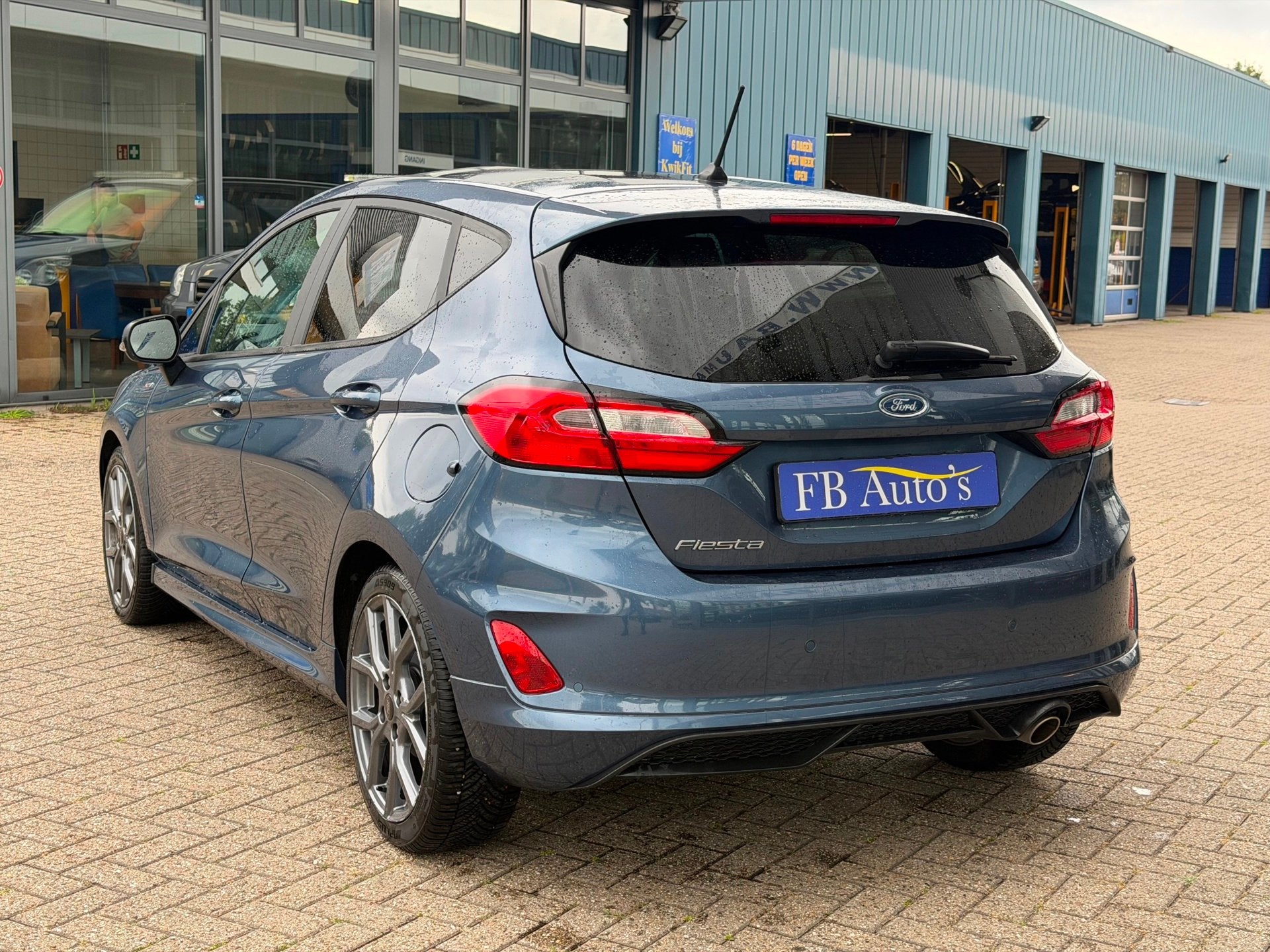 Ford Fiesta 1.0 EcoBoost ST-Line Airco Lmv Cruise Carplay, Auto's, Ford, Voorwielaandrijving, Stof, Gebruikt, Zwart