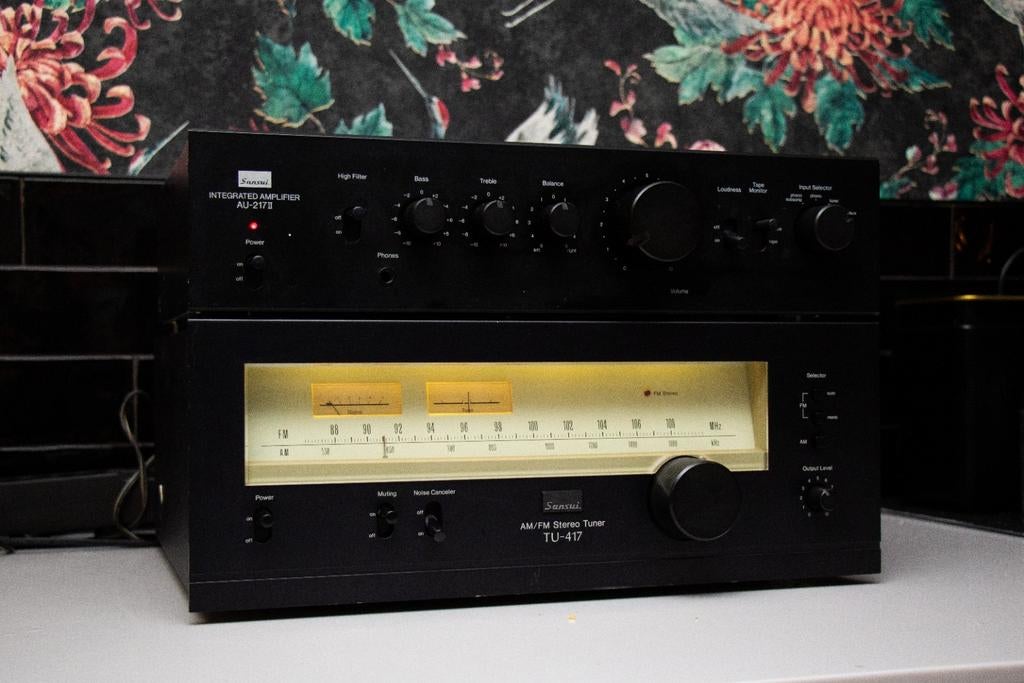 Sansui AU-217-2 met TU-417 tuner, Audio, Tv en Foto, Stereo-sets, Ophalen, Gebruikt, Tuner of Radio, Overige merken