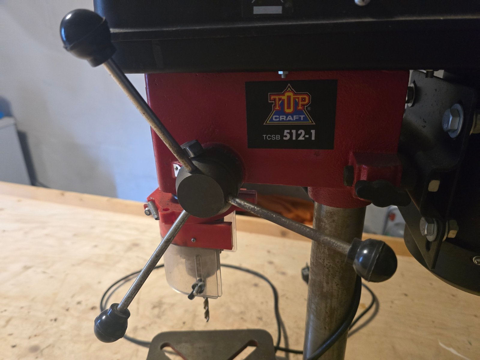 Kolomboormachine - TIP CRAFT TCSB 512-1, Doe-het-zelf en Verbouw, Ophalen of Verzenden, Gebruikt, 400 tot 600 watt, Kolomboormachine