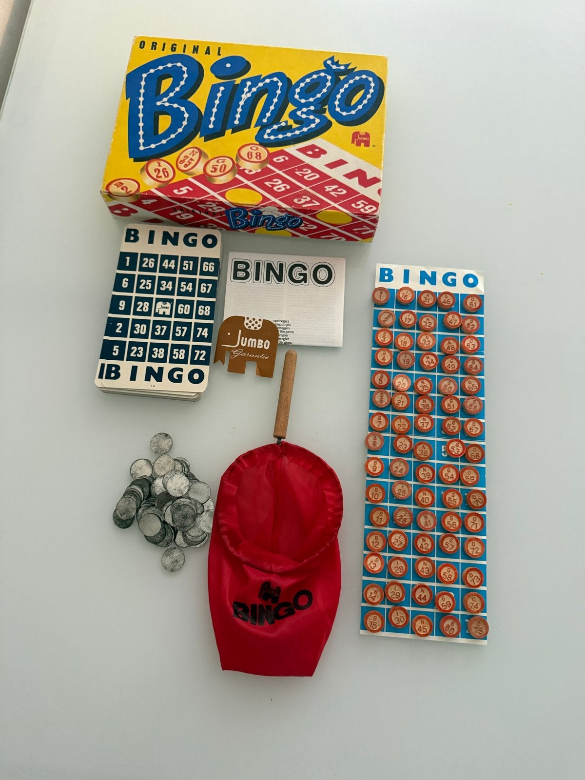 Vintage Jumbo Bingo Spel - Compleet en in Goede Staat, Vijf spelers of meer, Ophalen of Verzenden, Zo goed als nieuw