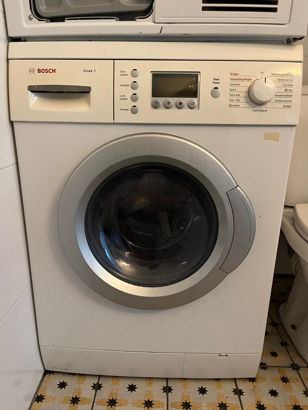 Gratis: Bosch Maxx 5 met computer storing- onderdelen intact, Witgoed en Apparatuur, Wasmachines, Ophalen, Zo goed als nieuw, 85 tot 90 cm