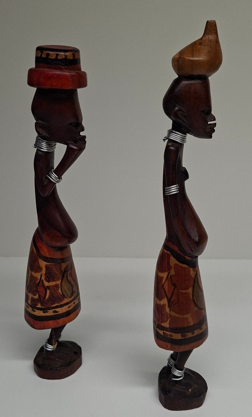 Set Afrikaanse mannenbeeldjes., Ophalen of Verzenden