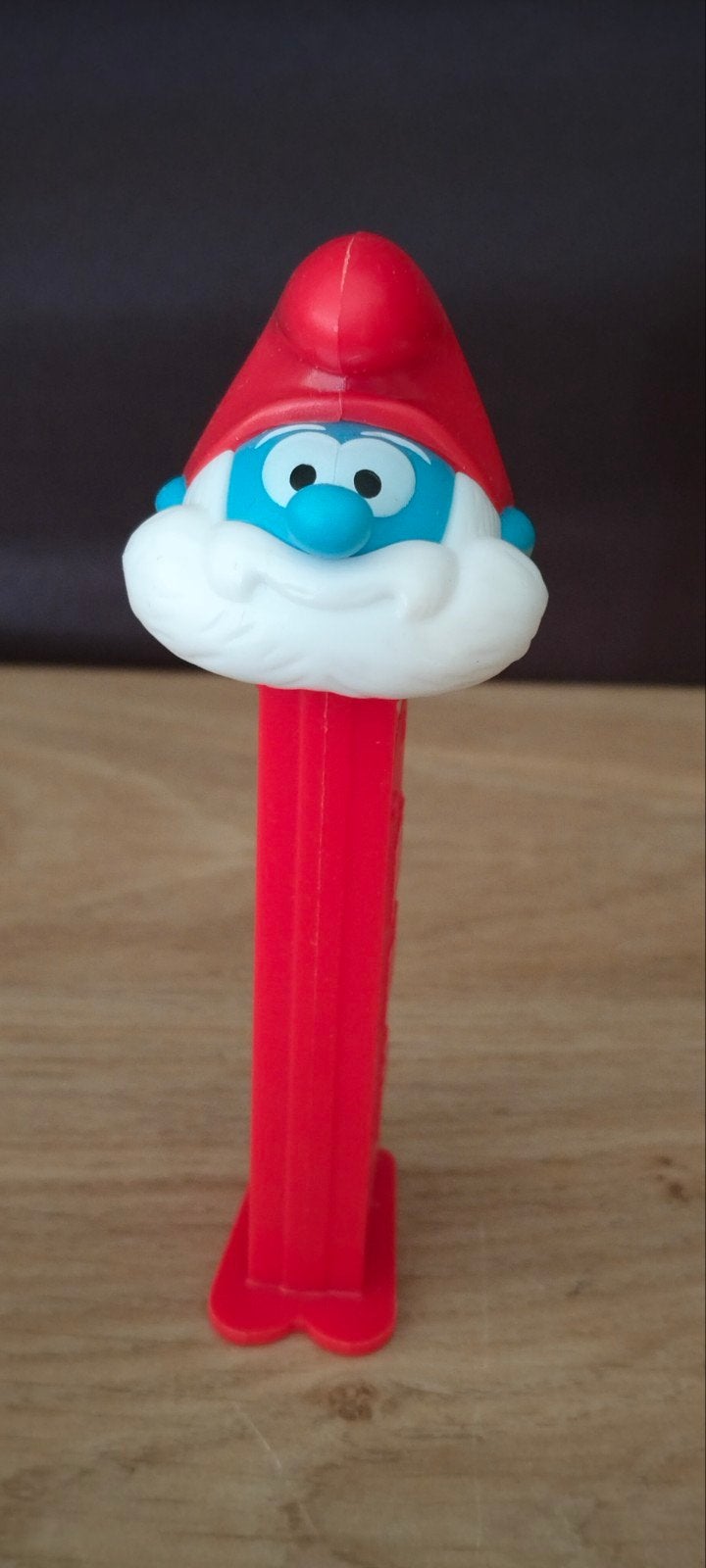 Grote Smurf PEZ dispenser - Vintage Smurfen verzamelobject, Verzamelen, Verzenden, Zo goed als nieuw, Grote Smurf, Overige typen