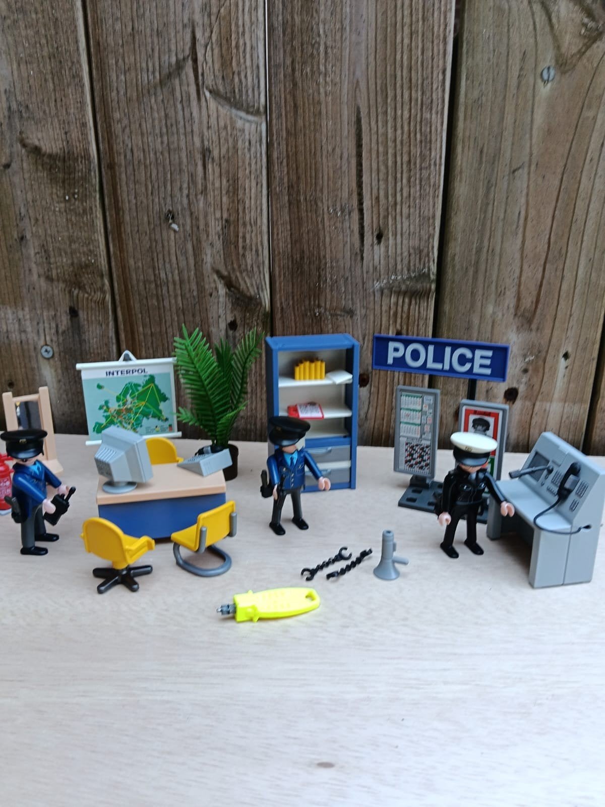 Playmobil Politieset met Figuren en Bureau, Brandstätterstraße 2-10, 90513 Zirndorf, Duitsland, Complete set, Ophalen of Verzenden