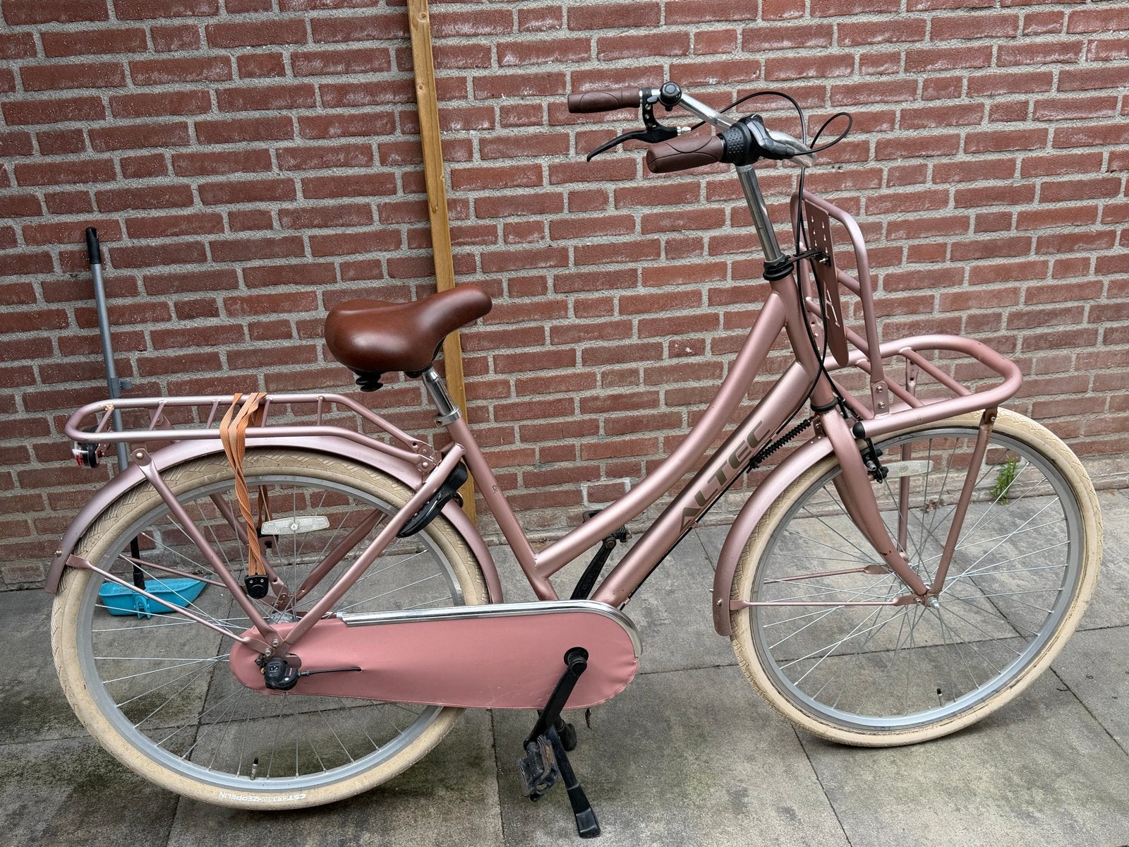 Altec Dutch 50 28 inch transportfiets, Terugtraprem, Gebruikt, Versnellingen, 50 tot 53 cm