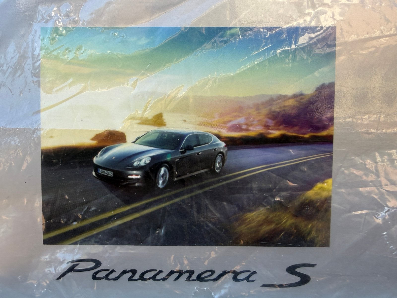 1:18 Porsche Panamera 4S Yachting Blue 2009 Norev Dealer, Auto, Norev, Norev, Zo goed als nieuw