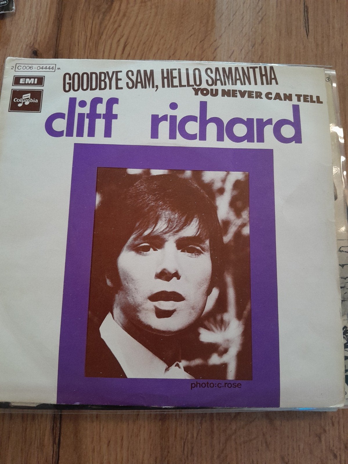 Cliff richard 7inch goodbye sam hello samantha, Ophalen of Verzenden, Zo goed als nieuw, Pop