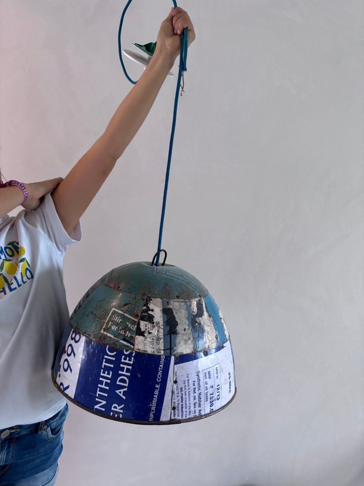 Twee stoere hanglampen, Ophalen, Gebruikt