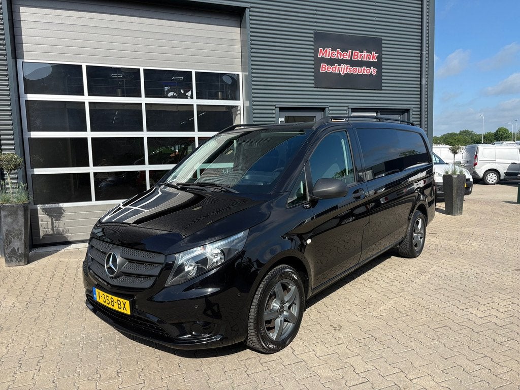 Mercedes-Benz Vito 111 CDI Lang Dubbele Cabine Marge, Auto's, Voorwielaandrijving, Stof, Gebruikt, 4 cilinders